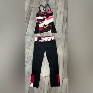 Lululemon Cool Racerback *Shine On & Lululemon Pace Revival Crop